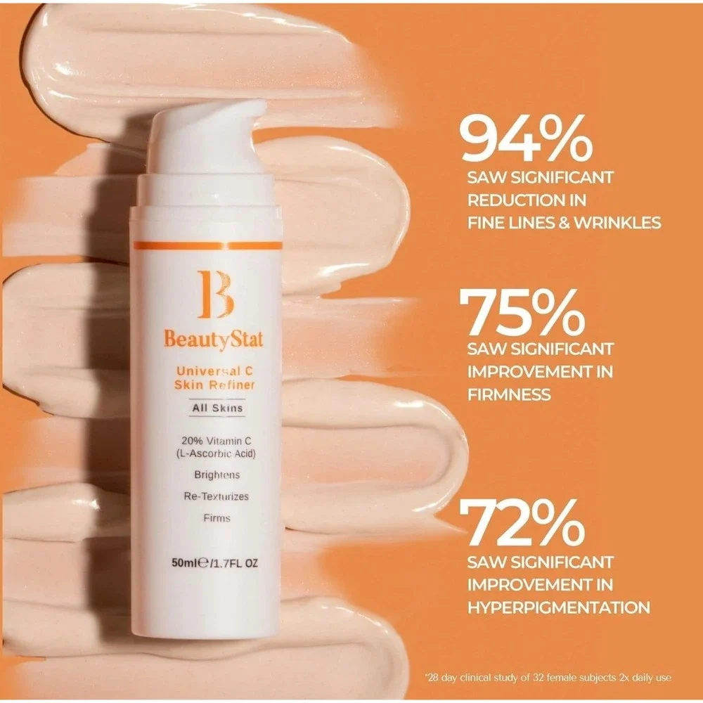 BeautyStat Universal‎ C Skin Refiner 20% Vitamin C Brightening Serum 1oz New Box
